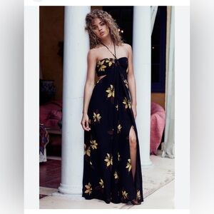 Free people Tropical Escape Maxi Dress Size Large
